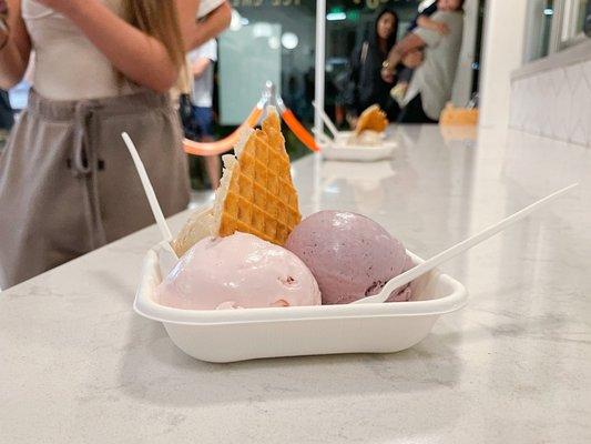 Watermelon Taffy, Coffee With Cream & Sugar, and Wildberry Lavender