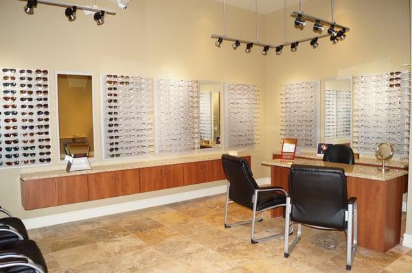 Look for a new frame in our optical dispensary.