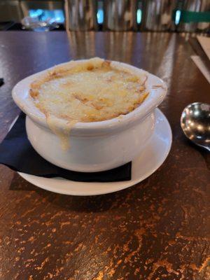 French Onion soup.  Delicious!