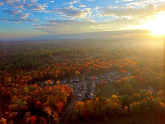 Sawmill Ridge Condominium in Autumn.