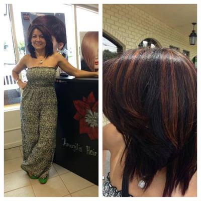 Highlights at Amaryllis Hair Lounge