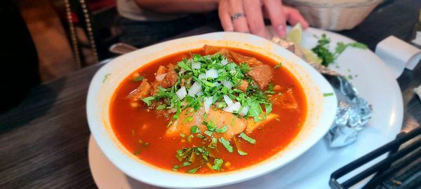 Menudo (tripe soup)