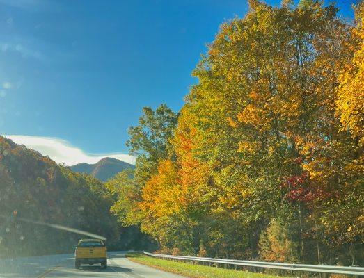 Fall ride from Asheville NC