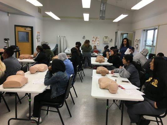 CPR Training at Job Corps