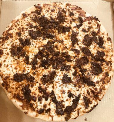 BBQ brisket pizza