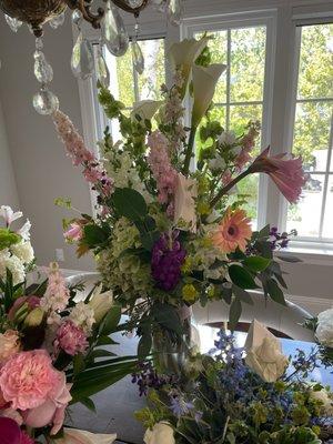 Floral arrangement. Approximately $150.00