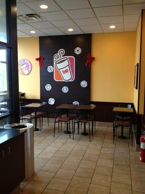 Inside Dunkin on snow rd.