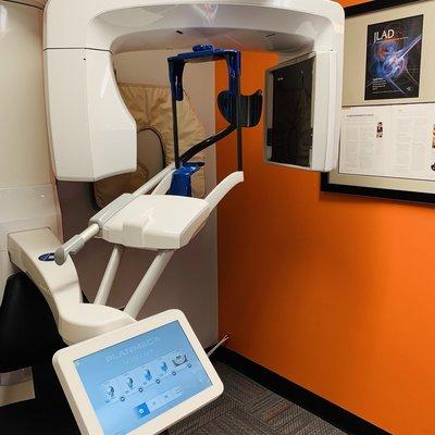 Our new CBCT (Cone Beam Computed Tomography) offers highly detailed x-rays with extremely low radiation.