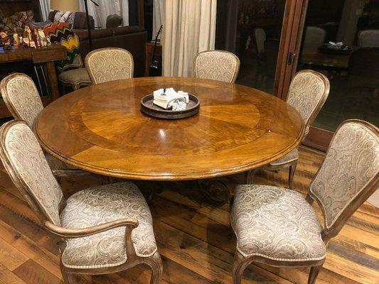 8 chairs dining room set perfect look for their country collectic look