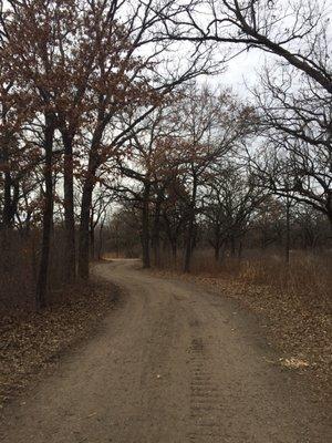 Gravel path