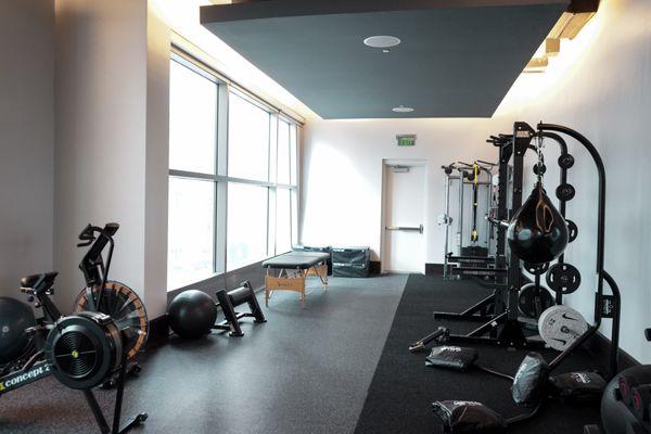 Brand new state-of-the-art personal training studio for members only.