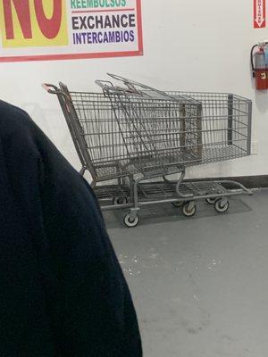 Carts to use while shopping