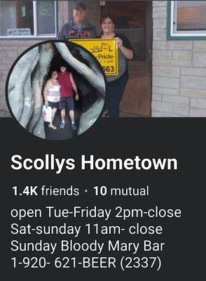 Scott & Holly - Scolly's Hometown Hours of Operation