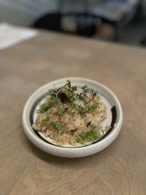 Crab Miso Risotto, delicious!