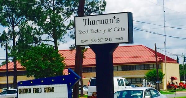 Follow the sign to Thurman's!