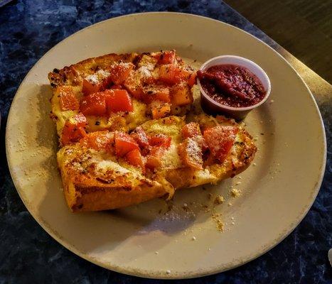 Tomato Basil Bread at Calvino's