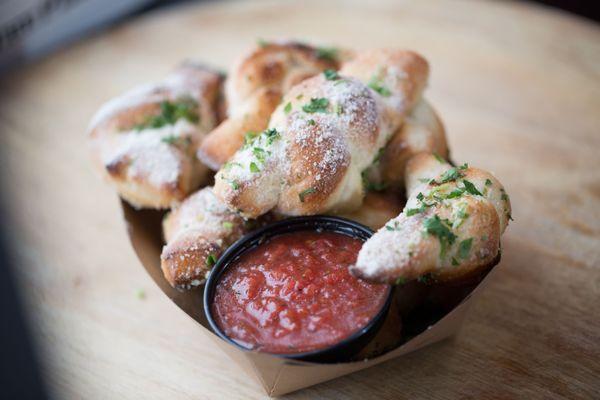 Savory Garlic Knots.