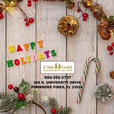 From our Family here at CitieGold to Your Family. We Wish you Happy Holidays.