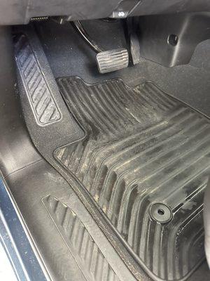 Dirty floor mat