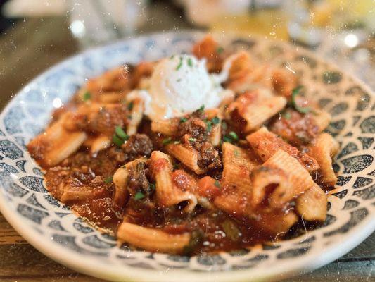 Rigatoni alla Bolognese