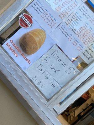 Omg!!! A crawfish boudin kolache!!! I'll be back tomorrow to try