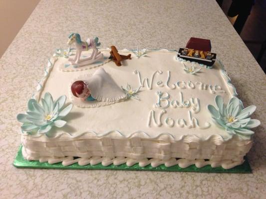 Baby shower cake