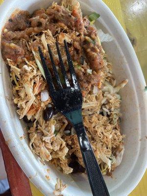 Shredded Chicken Burrito Bowl