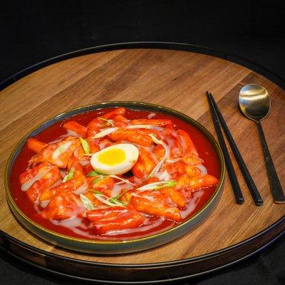 Rose creamy Teeokbokki