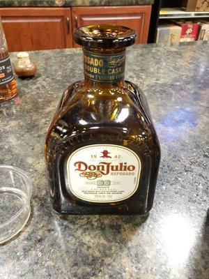 Don Julio limited edition aged in Scotch barrels...