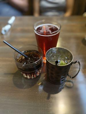 Blackberry sour Moscow mule Rum and pepsi