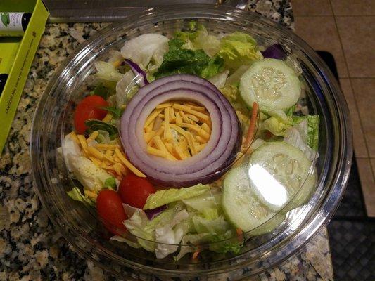 Ordered a chef salad and they sent this. This is not a chef salad