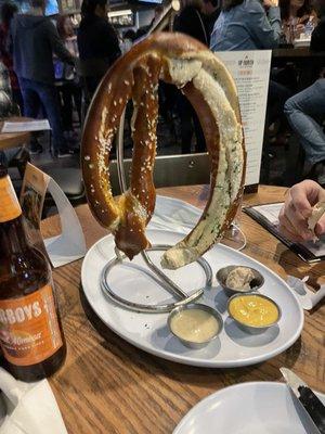 Giant Bavarian Pretzel