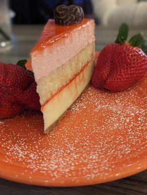 This is the strawberry shortcake cake but take a look at those strawberries. They are gigantic and so fresh and wonderful