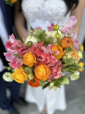 My bridal bouquet.