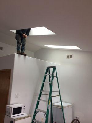 Skylight installation