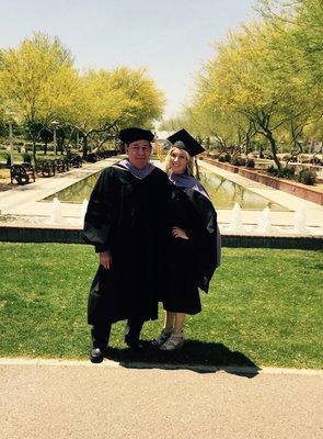 Drs. Phil and Jessica Ross - May 2016 Proud Father, Grateful Daughter