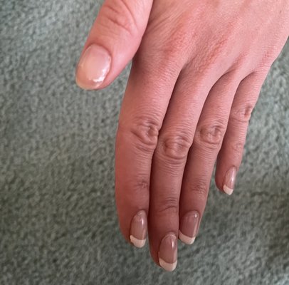 One week after getting gel manicure