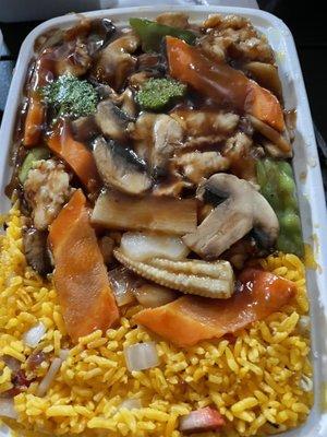 Chicken w mixed veg