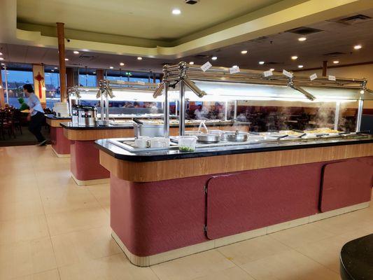 Buffet Area at Asian Buffet