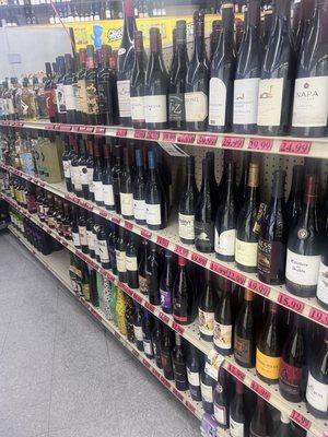 Red wine aisle