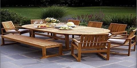 Large selection of gorgeous teak furniture.