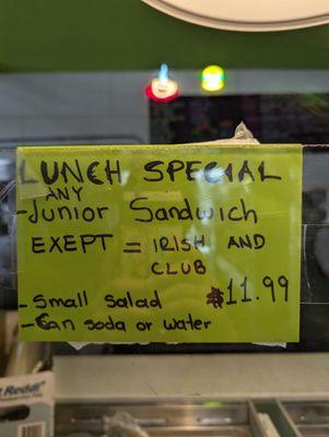 Lunch special