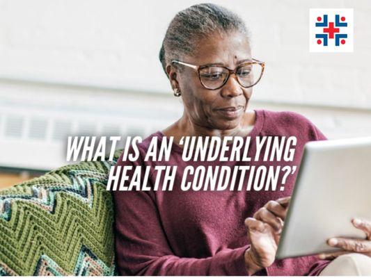 'Underlying health condition' is explained on our blog. Go to our website now!