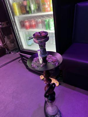 Hookah half white gummy and watermelon mint