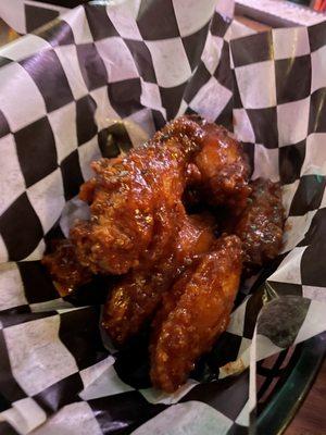 Bourbon BBQ wings