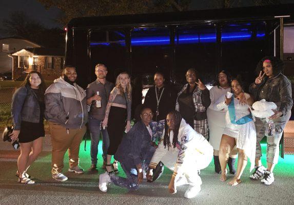 The Nashville Turn Up Bus for Engagement/Birthday Party