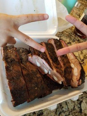 My daughters love the ribs.