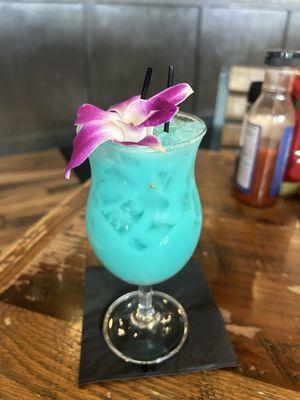 Slick blue cocktail