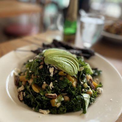 Kale and Maple Candied Pecan Salad