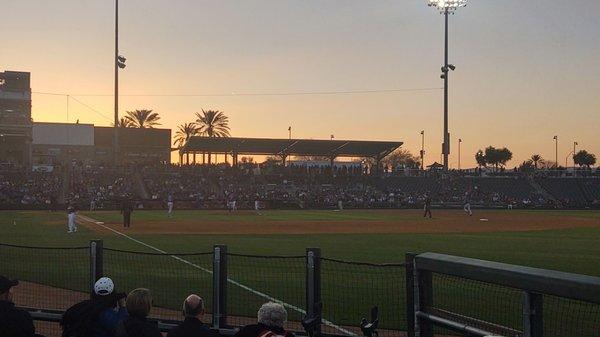 Sunset at the park